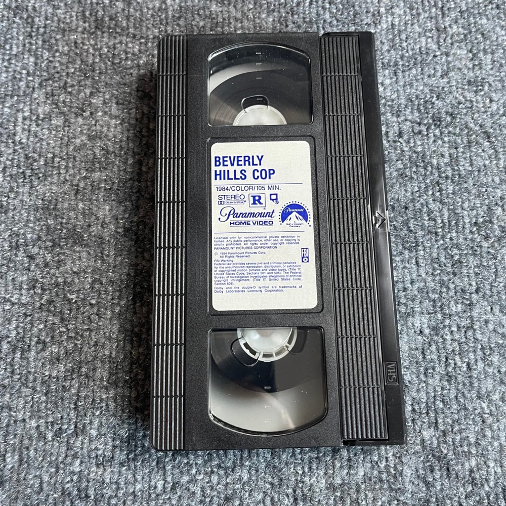 Beverly Hills Cop VHS 1984 Eddie Murphy Paramount Home Video 1134 Hi-Fi Stereo - Picture 6 of 10